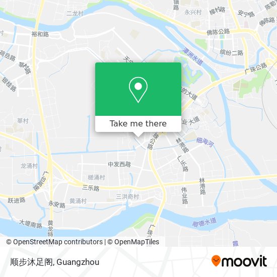 顺步沐足阁 map