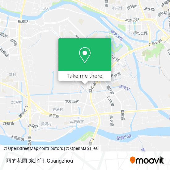 丽的花园-东北门 map
