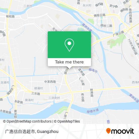 广惠信自选超市 map
