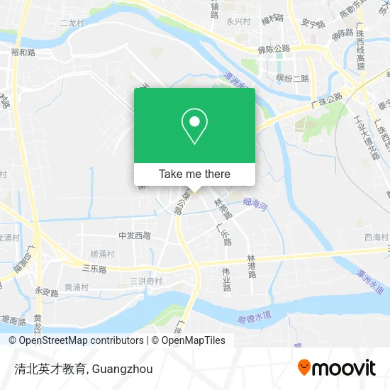 清北英才教育 map