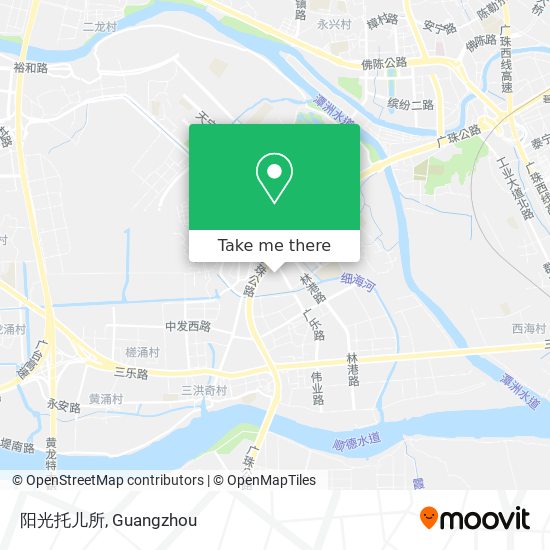 阳光托儿所 map