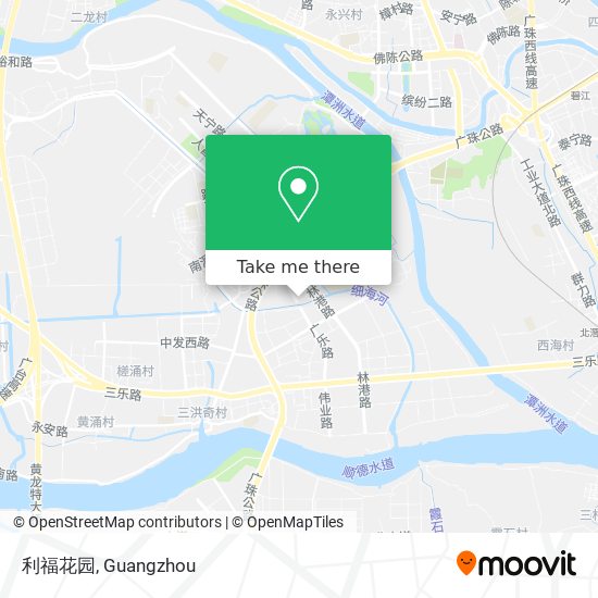 利福花园 map