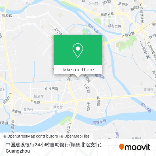中国建设银行24小时自助银行(顺德北滘支行) map