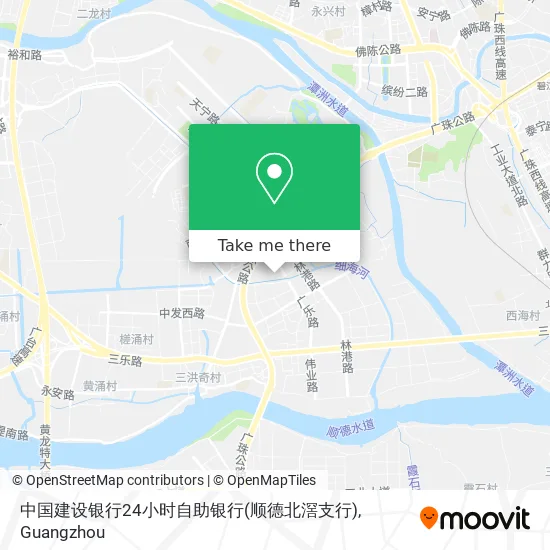 中国建设银行24小时自助银行(顺德北滘支行) map