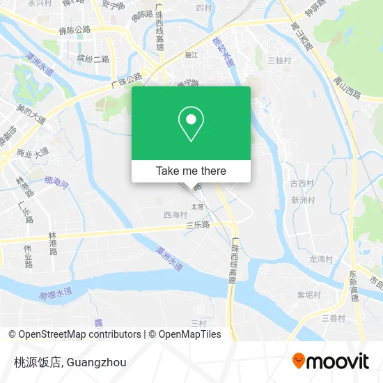 桃源饭店 map
