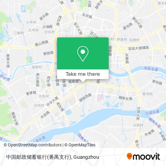 中国邮政储蓄银行(番禺支行) map