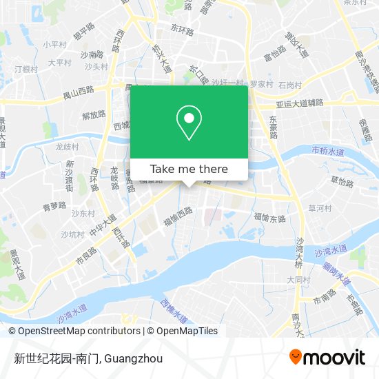 新世纪花园-南门 map