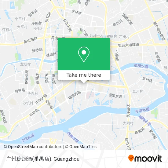 广州糖烟酒(番禺店) map