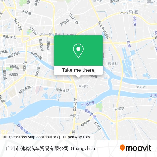 广州市健稳汽车贸易有限公司 map