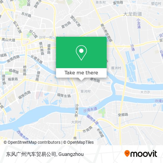 东风广州汽车贸易公司 map
