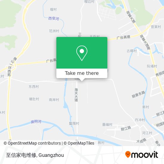 至信家电维修 map