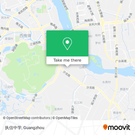 执信中学 map