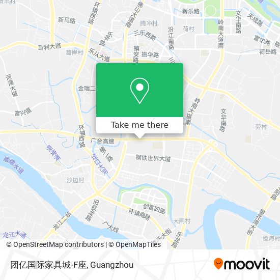 团亿国际家具城-F座 map