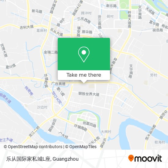 乐从国际家私城L座 map