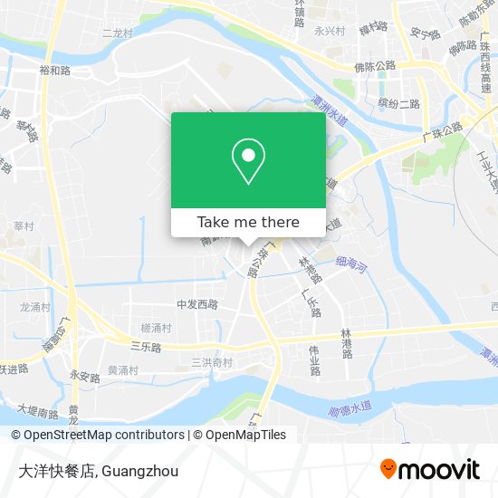 大洋快餐店 map