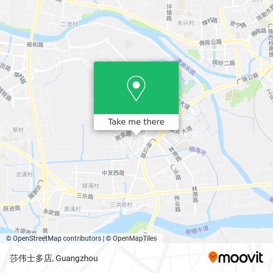 莎伟士多店 map