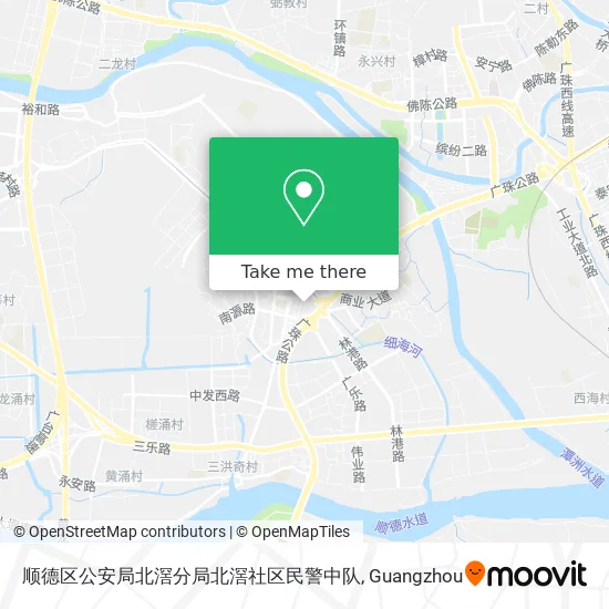 顺德区公安局北滘分局北滘社区民警中队 map