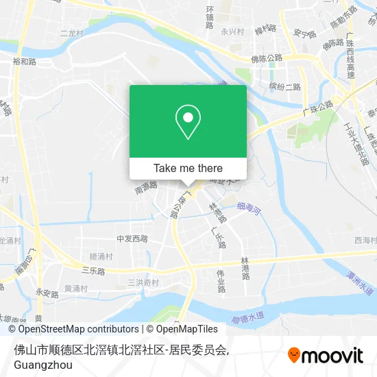 佛山市顺德区北滘镇北滘社区-居民委员会 map
