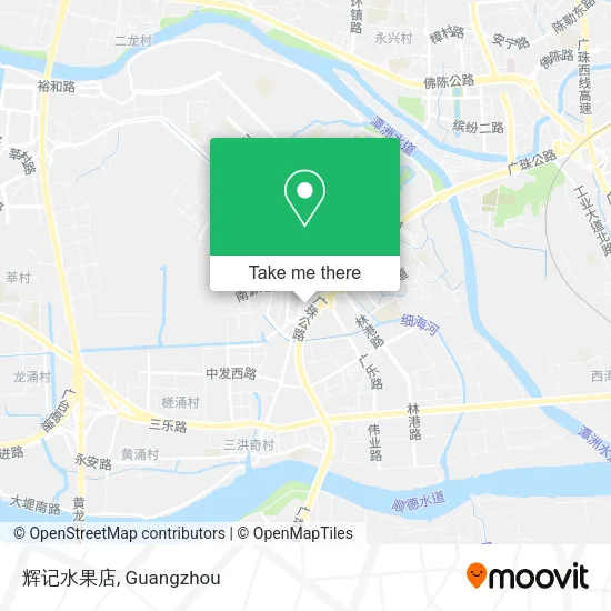 辉记水果店 map
