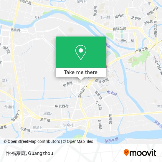 怡福豪庭 map