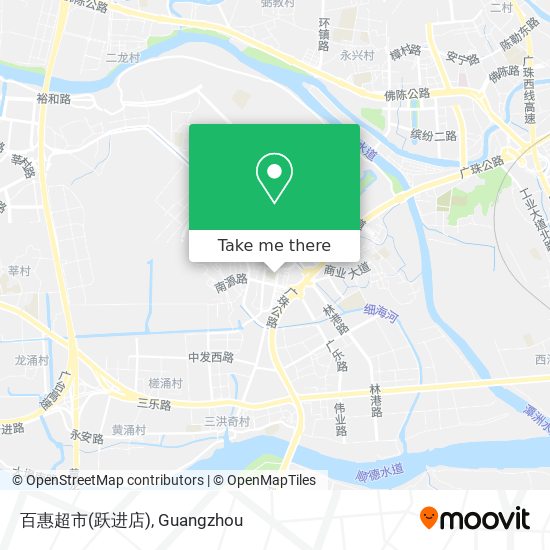 百惠超市(跃进店) map