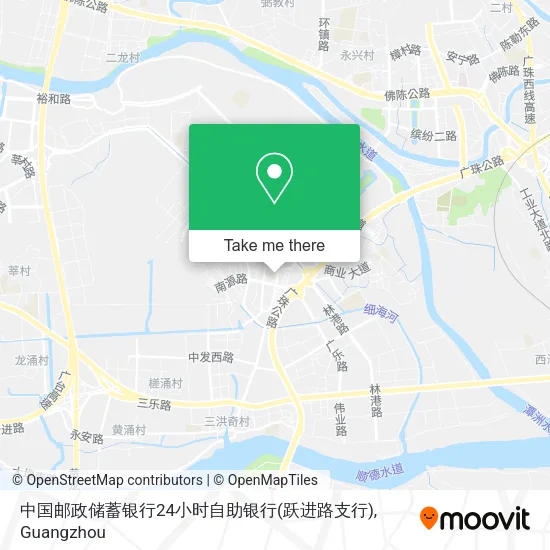 中国邮政储蓄银行24小时自助银行(跃进路支行) map