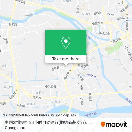 中国农业银行24小时自助银行(顺德新基支行) map