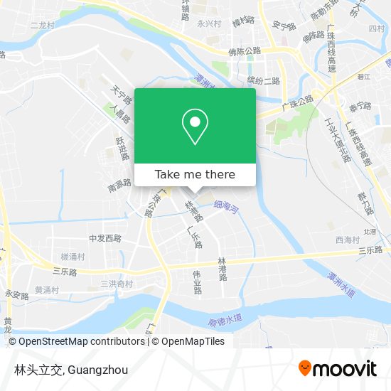 林头立交 map