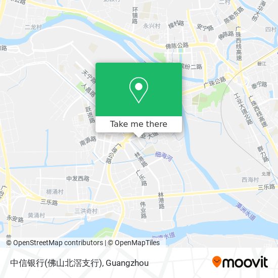 中信银行(佛山北滘支行) map