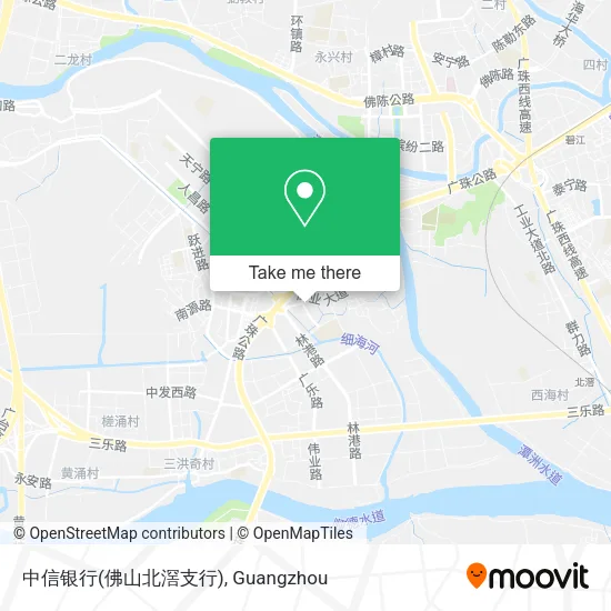 中信银行(佛山北滘支行) map