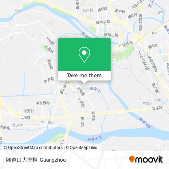 隧道口大排档 map