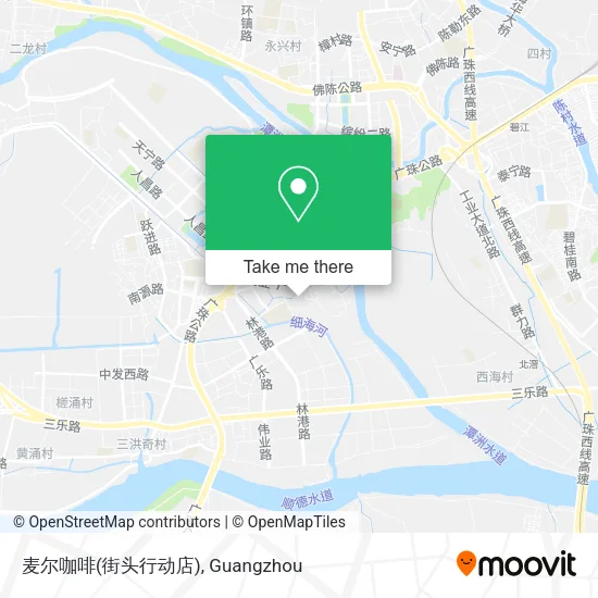 麦尔咖啡(街头行动店) map