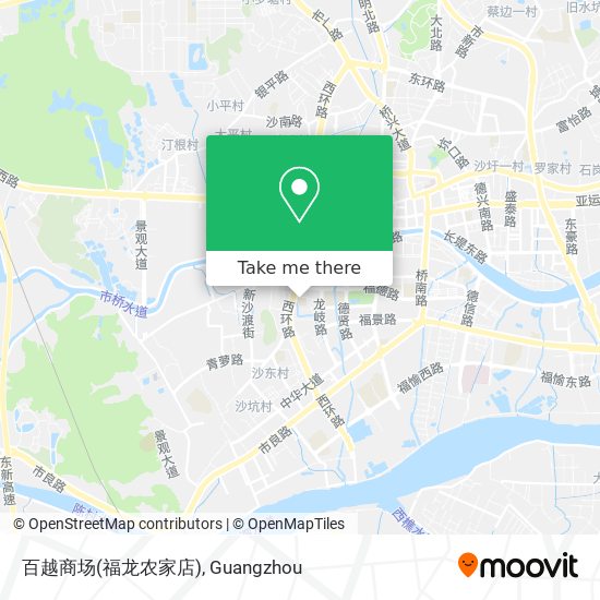 百越商场(福龙农家店) map