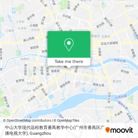 中山大学现代远程教育番禺教学中心(广州市番禺区广播电视大学) map