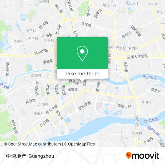 中鸿地产 map