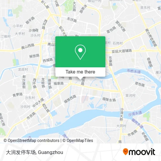 大润发停车场 map