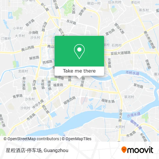 星程酒店-停车场 map