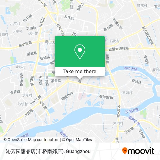 沁芳园甜品店(市桥南郊店) map