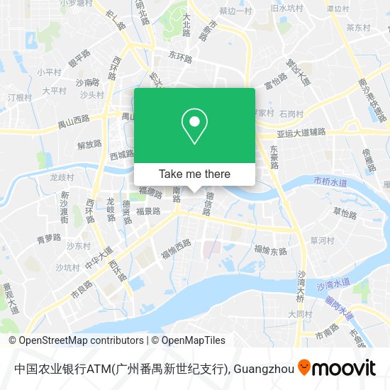 中国农业银行ATM(广州番禺新世纪支行) map