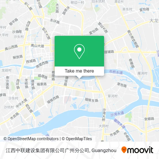 江西中联建设集团有限公司广州分公司 map