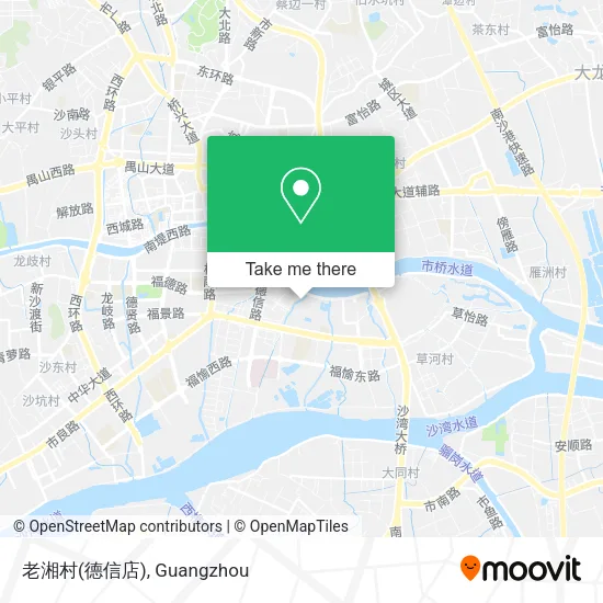 老湘村(德信店) map
