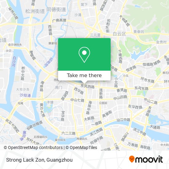 Strong Lack Zon map