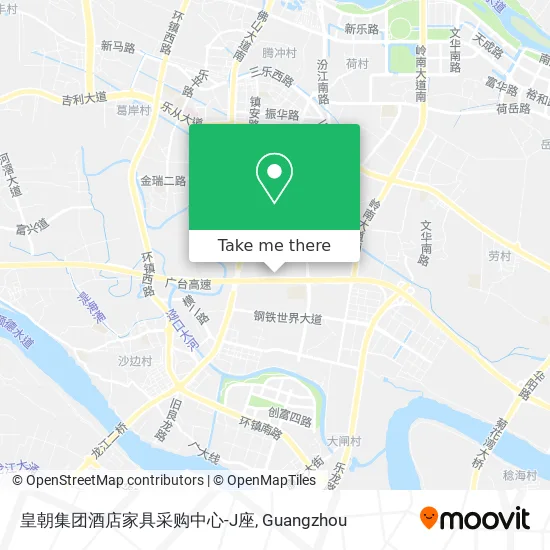 皇朝集团酒店家具采购中心-J座 map