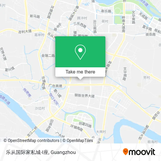 乐从国际家私城-I座 map