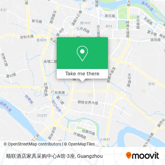 顺联酒店家具采购中心A馆-3座 map