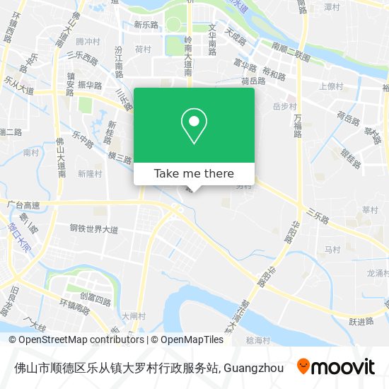 佛山市顺德区乐从镇大罗村行政服务站 map