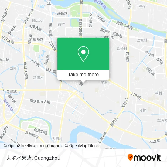 大罗水果店 map