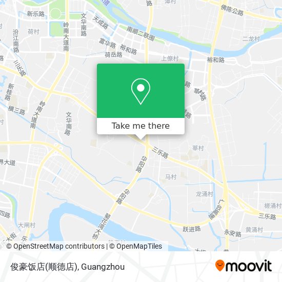 俊豪饭店(顺德店) map