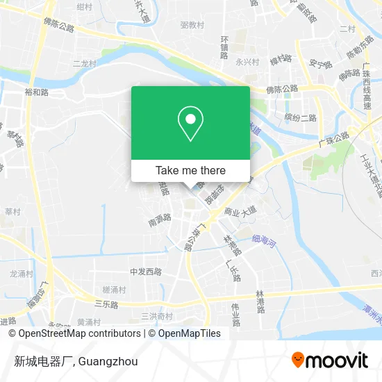 新城电器厂 map