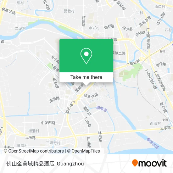 佛山金美域精品酒店 map